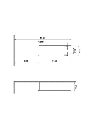 Шкаф-пенал Vitra D-Light 35 58157, белый матовый L