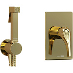 Гигиенический душ WasserKRAFT Sauer 7100 A71097 глянцевое золото