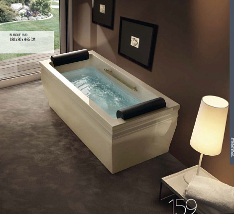 Акриловая ванна Gruppo Treesse BLANQUE 180x80 V1681+FINOR+V168F+V168.SX+V168.DX