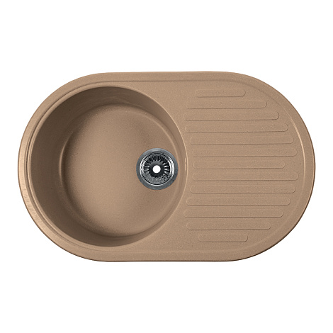 Кухонная мойка Rossinka RS74-46RW-Sand, песочная