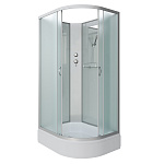 Душевая кабина Niagara Classic 100x80 NG-33084-14LBK серебро