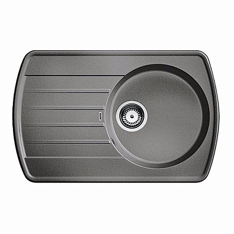 Кухонная мойка Blanco RONDOVAL 45S SILGRANIT PuraDur 515763, алюметаллик