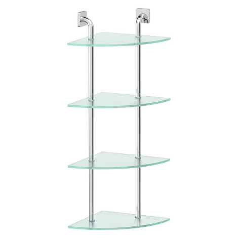 Полка угловая 4-х ярусная 30 cm ELLUX Avantgarde AVA 057