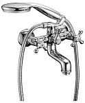 Смеситель для ванны Lemark Standard LM2102C