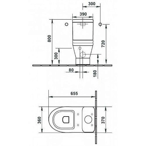 Бачок для унитаза Duravit Starck 3 920100005