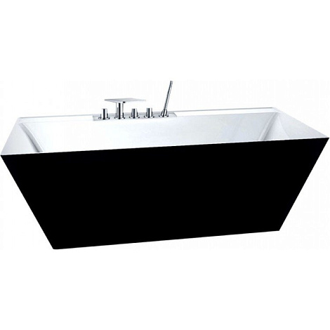 Акриловая ванна BelBagno 181x81 BB19-NERO/BIA