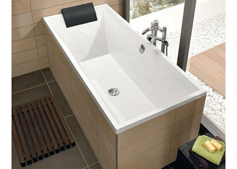 Квариловая ванна Villeroy&Boch Squaro 180x80 UBQ180SQR2V-01