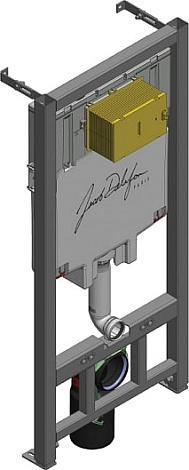 Комплект унитаз Jacob Delafon Struktura E29025-NF+E4316-00+EDE102-00+E20606-00 с инсталляцией, клавишей и сиденьем