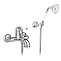 Смеситель для ванны Nicolazzi Petit M.Blanc 3401CR76