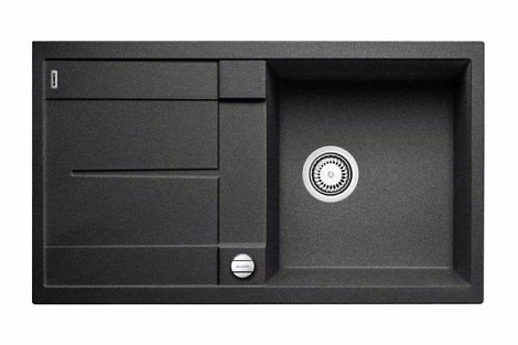 Кухонная мойка Blanco METRA 5 S-F SILGRANIT PuraDur 519097, антрацит