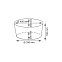 Корзина для белья WasserKRAFT Rossel WB-280-M