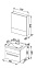 Комплект мебели Aquanet Нота NEW 50 (231071) светлый дуб (Тумба+раковина+зеркало)
