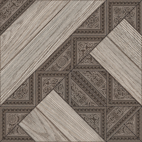 Плитка для пола Керамин Интарсия 1д 40x40, серый
