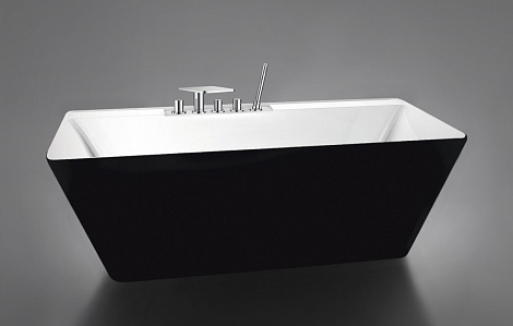 Акриловая ванна BelBagno 181x81 BB19-NERO/BIA
