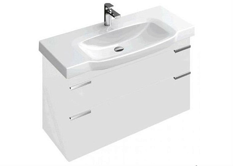 Тумба под раковину Villeroy&Boch Sentique A853 00DH, белый глянец
