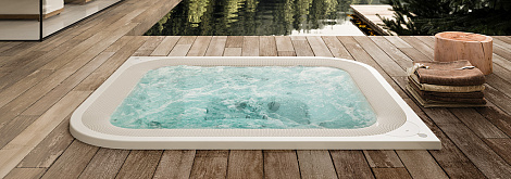 Мини-бассейн Jacuzzi VIRTUS 250x215 VIR-1102-3354 Platinum (65)