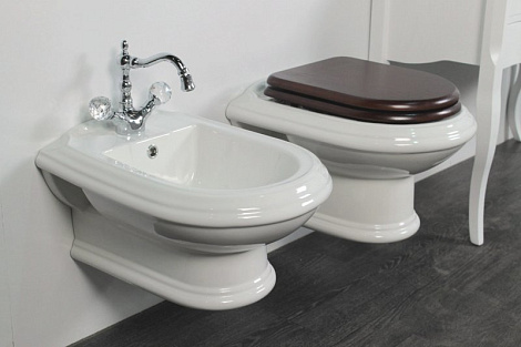 Сиденье для унитаза Cezares King Palace CZR-T-163-W-S-BR