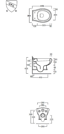 Подвесной унитаз Simas Arcade AR841 Rimless