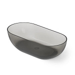 Отдельностоящая ванна Dea Design Shadow 140х70х52 DD8619 1400 R4 smoky black