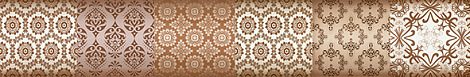 Бордюр для стены Alma Ceramica Фрейя 50x8.2 BWU58FRE404, коричневый