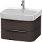 Тумба под раковину Duravit Happy D.2 H2636407272 темный дуб