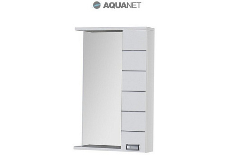 Шкаф-зеркало Aquanet Доминика 55 (171079) белое