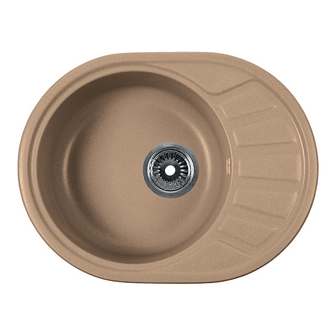 Кухонная мойка Rossinka RS58-45RW-Sand, песочная