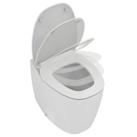 Унитаз-соло Ideal Standard Dea T349101 безободковый с сиденьем микролифт
