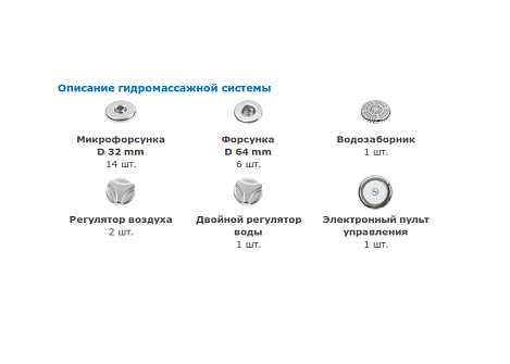 Гидромассажная система Yanpool Koller W-pool HM Белый
