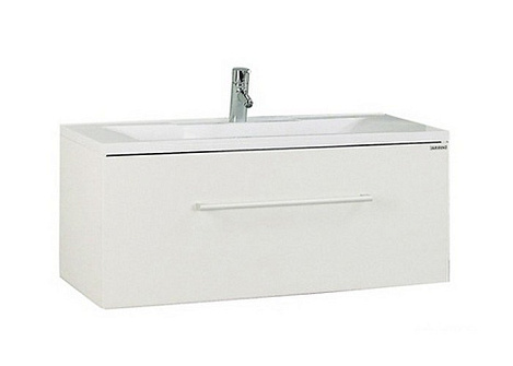 Комплект мебели Aquaton Мадрид 120 M (1A168701MA010) (Тумба+раковина+зеркало)