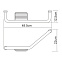Поручень для ванны с мыльницей WasserKRAFT K-1077Left