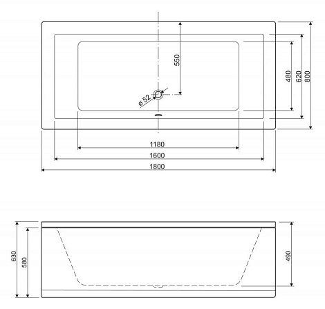 Передняя панель Cezares PLANE PLANE-200-SCR