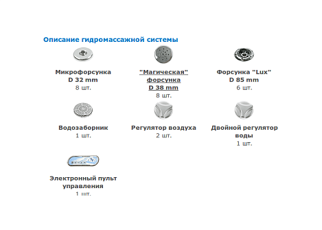 Гидромассажная система Yanpool Koller MGT Белый