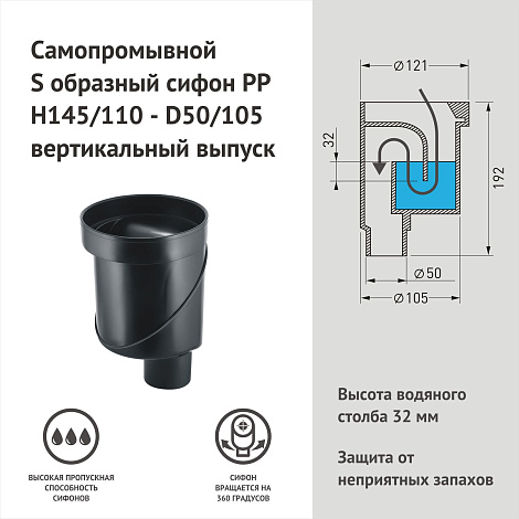 Душевой трап Berges Platz Norma 100x100 (090058) матовый хром