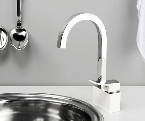Смеситель для кухни WasserKRAFT Aller 1067WHITE