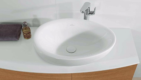 Комплект мебели Villeroy&Boch Aveo New Generation A844GFGG+413260R2+A39913GF, чистый дуб (тумба+раковина+зеркало)