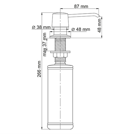 Дозатор жидкого мыла WasserKRAFT K-1599