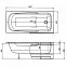 Акриловая ванна Aquanet Extra 150x70 209630