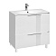 Комплект мебели Aquaton Марко 80 (1A181001MO010) белый (Тумба+раковина+зеркало)