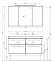 Зеркальный шкаф с подсветкой Villeroy&Boch 2DAY2 A43813E4 (кат. A438F3E4), белый глянец