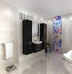Тумба под раковину Aquaton Ария 65 М (1A123301AA950) черный глянец