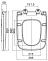 Чаша напольного унитаза Belbagno Romano BB248CPR-P 15F2000303