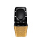 Унитаз подвесной Vincea Q-Line VT1-12G1B безободковый золото/черный ультратонкое soft-close сиденье