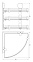 Полка угловая 3-х ярусная 26 cm ARTWELLE Harmonie HAR 041