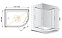 Душевой уголок Cezares ANIMA-RH-1-120/90-P-Cr (ANIMA-W-RH-1-120/90-P-Cr)