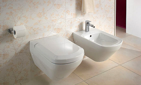 Унитаз Villeroy&Boch Sentique 562210R2+98M8S1R2 с сиденьем микролифт