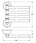 Держатель полотенец поворотный четверной 37 cm FBS Vizovice VIZ 046