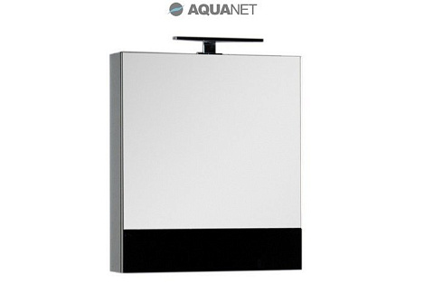 Шкаф-зеркало Aquanet Верона 58 (175384) черный камерино