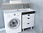 Раковина Andrea Cosmos 120 R 4680028070344 для установки над стиральной машинкой
