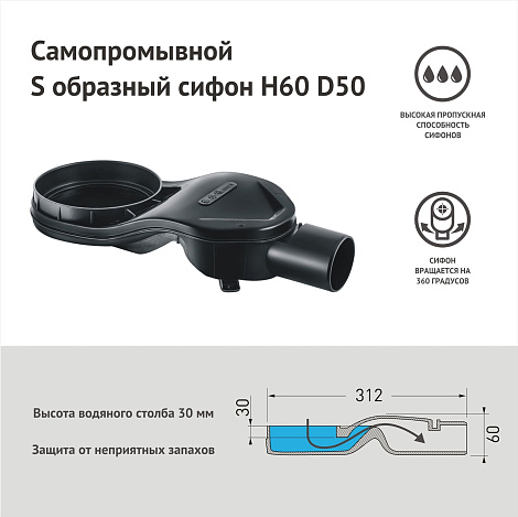Душевой лоток Berges SUPER Slim 1000 090155 матовый хром